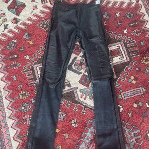 Vintage 90s Gianni Versace Low Rise Leather Pants